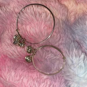 Mom & baby matching bracelets 925 sterling silver set